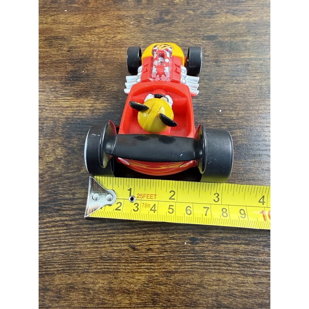 Disney Mickey Mouse Race Car Toy Decopac Cake Topper #28 Vintage Plastic Figure - Picture 7 of 9